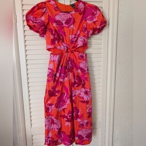 Scoop Tropical Floral Dress